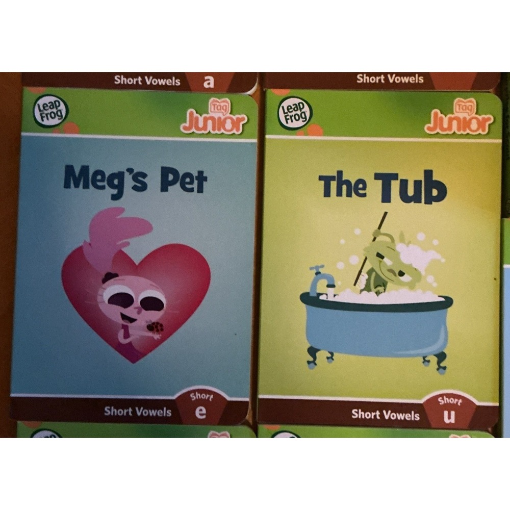 Leap Frog Leapfrog Tag Junior Jr. W/ Storage Bag + 8 Books Tested & Working - Picture 15 of 16